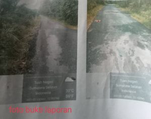 Peningkatan jalan Desa Bamasco dusun 1, diduga menyimpang dari ketentuan RAB.