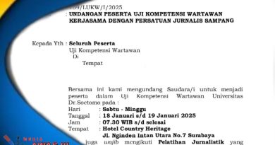 PJS Buat Terobosan Besar Sebagai Asosiasi Wartawan Lokal Yang Memfasilitasi Semua Anggotanya Ikut UKW