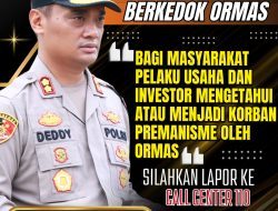 Polres Lampung Utara Akan Menindak Tegas Premanisme Berkedok Ormas Yang Mengganggu Pelaku Usaha dan Investor