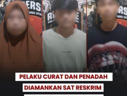 Pelaku Curat dan Penadah diamankan Sat Reskrim Polres Lampung Utara