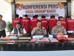 Polres Lampung Utara Berhasil Ringkus Pelaku Spesialis Curat Toko dan Alfamart