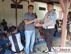 Hari Raya Idul Adha 1446 H, Polres Lampung Utara Potong Hewan Qurban 3 Sapi dan 5 Kambing 