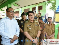 Bupati Lampung Utara Hadiri Launching Program Makanan Bergizi Gratis (MBG) di SMPN 03 Bukit Kemuning