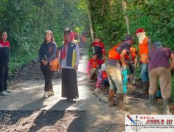 BMBK Provinsi Lampung Gelar Perawatan Jalan Kotabumi – Bandar Abung
