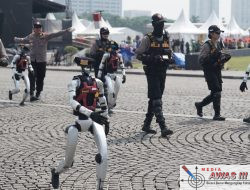 **Robot Humanoid dan K9: Mimpi Inovasi Teknologi Polri dalam Syukuran Hari Bhayangkara ke-79**
