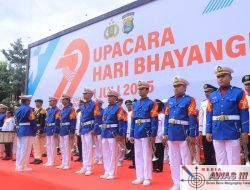 *Mars Polri Gema di Langit Lampung, Kapolda: Ini Tradisi yang Menggelorakan Jiwa Bhayangkara!* 