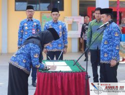 Lantik 14 Kapus dan Kasubag Tu, Parosil Mabsus Tegaskan Pelayanan Harus Siap 24 Jam‎‎.