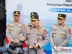 Komitmen Dukung Program MBG, Kapolri Resmikan 20 SPPG Jajaran Polda Lampung