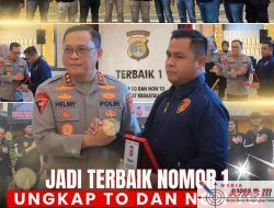 Jadi Terbaik Nomor 1 Ungkap TO dan Non TO Dalam Operasi Sikat Krakatau 2025, Polres Lampung Utara Terima Penghargaan Dari Kapolda Lampung