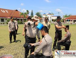 Bentuk Mental dan Fisik, Satuan Samapta Polres Lampung Utara Gelar Pembaretan Bintara Remaja Angkatan 50