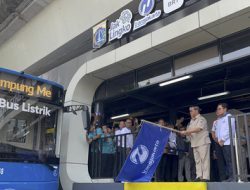 Pramono Resmikan Halte Jaga Jakarta, Ganti Nama Senen Sentral