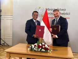 Indonesia-Polandia Tandatangani Perjanjian MLA, Perkuat Perang Melawan Kejahatan Lintas Negara