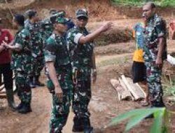 Betonisasi Jalan dan Pembangunan Jembatan Kodim Wonosobo Pantau Kesiapan TMMD Sengkuyung IV Kalibawang