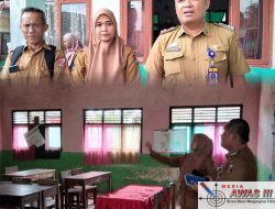 Dinas Pendidikan Lampung Utara, Tinjau SDN 05 Kota Alam Tidak Layak Fasilitas
