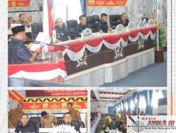 Wakil Bupati Hadiri Rapat Paripurna DPRD Lampung Utara Bahas KUA dan PPAS APBD Tahun 2026