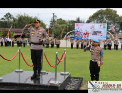 Kapolres Lampung Barat Pimpin Upacara Peringatan Hari Olahraga Nasional*