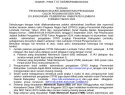 Pelantikan CPNS dan PPPK Tahap II, Bupati Lembata Tekankan Fokus Pelayanan Publik