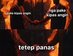 10 Meme Cuaca Ekstrem, Kipas Malah Seperti Disembur Naga