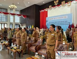 Sinergi Nasional untuk UMKM: Wakil Bupati Lampung Barat Ikuti Akad Massal KUR di Mahan Agung