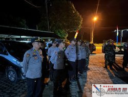 Jaga Kondisi Kamtibmas Jelang Kunker Presiden, Polres Lampung Utara Gelar Patroli 