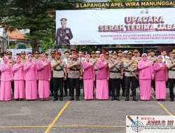 Polres Sampang Gelar Upacara Sertijab, Selamat IPTU Nur Fajri Alim SE,.MM. Resmi Menjadi Kasat Reskrim