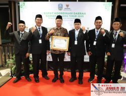Bupati Tulungagung Raih Penghargaan Baznas Jatim Awards 2025
