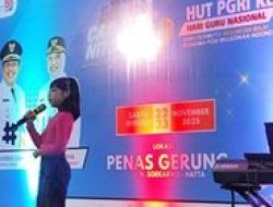 Baiq Qinara Aishwa Mulawarman Tampilkan Pesona di CFD Penas Gerung