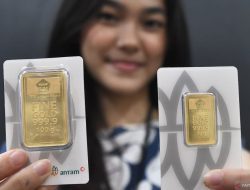 Harga Emas Antam Turun Jadi Rp2.576.000 per Gram Hari Ini