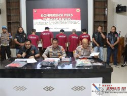 Satu Pekan, Jajaran Polres Lampung Utara Berhasil Mengungkap 4 Kasus Tindak Pidana