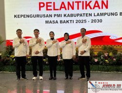 Resmi, Bupati Lambar ditetapkan menjadi Pelindung, Ketua DPRD sebagai Ketua PMI Lampung Barat.
