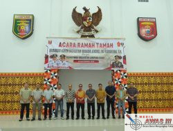 Malam Ramah Tamah Forkopimda dan Sekda Lambar Bersama Komandan Korem 043 Gatam. 