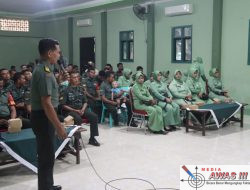 Korem 084/Bhaskara Jaya Berikan Penyuluhan Bintal Fungsi Komando kepada Prajurit, PNS dan Persit Kodim 0826/Pamekasan