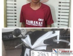 Unit Reskrim Polsek Abung Selatan Berhasil Ungkap Kasus Curanmor, Pelaku Ditangkap Saat Beraksi