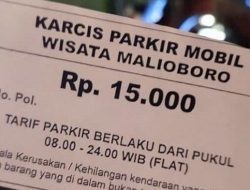 Harga Parkir di Malioboro Ternyata Bisa 5 Kali Lipat Rp 25.000