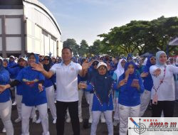 Wakil Bupati Buka Gebyar Senam Tera Indonesia Dalam Rangka Hari Jadi ke-820 Kabupaten Tulungagung