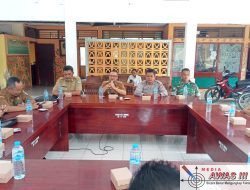 Babinsa Pakong Hadiri Rakor Pengamanan Tahun Baru