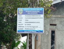 Papan Informasi Proyek Dana Desa Karangdawa Jadi Sorotan, Transparansi Dipertanyakan?