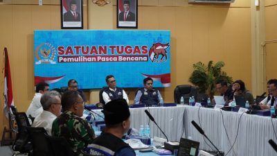 Satgas Pemulihan Bencana DPR RI Rapat Koordinasi
