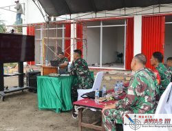 Komandan Kodim 0826 Pamekasan Ikuti Vicon Bersama Wakil Panglima TNI
