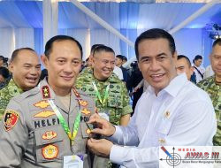 Dukung Ketahanan Pangan, Kapolda Lampung Raih Penghargaan Presiden Prabowo Subianto*