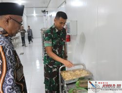 Dandim 0826 Pamekasan Tinjau Langsung Dapur MBG di Pesantren Pangorayan