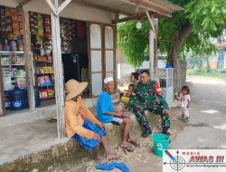 Babinsa Proppo Laksanakan Kegiatan Komsos Bersama Warga Binaan