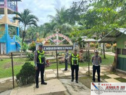 Polisi Patroli Objek Wisata, Jajaran Polres Lampung Utara Pastikan Keamanan Pengunjung 