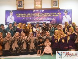 Wali Kota Kediri Vinanda Prameswati Tinjau Pelaksanaan Posyandu 6 Standar Pelayanan Minimal (SPM) Kota Kediri