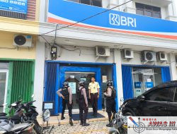 Patroli Presisi Sat Samapta Polres Lampung Utara Sasar Alfa, Perbankan dan Pasar