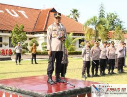 Polres Lampung Utara Gelar Apel Siaga May Day, Pastikan Situasi Aman dan Kondusif