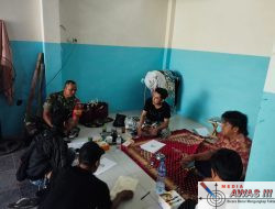 Babinsa Larangan Laksanakan Kegiatan Komsos