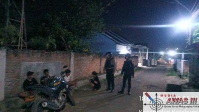 Sat Samapta Polres Lampung Utara Gelar Patroli Presisi R2 di Pemukiman Warga