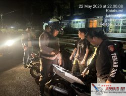 Tim Tekab 308 Presisi dan Sat Samapta Polres Lampung Utara Gencarkan Patroli Mobile Antisipasi C3