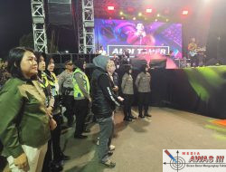 Polres Lampung Utara Kerahkan 75 Personel Amankan Malam Resepsi dan Puncak Perayaan HUT ke-80 Kabupaten Lampung Utara